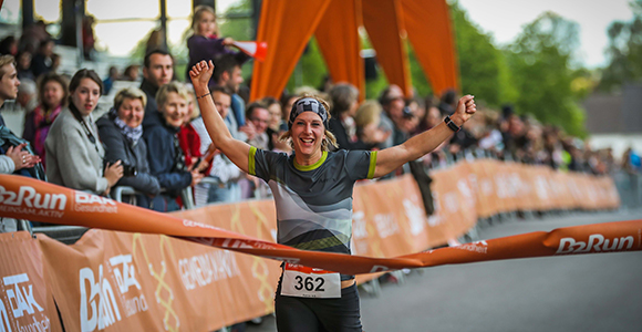 Siegerinterview schnellste Frau B2Run Aachen 2019