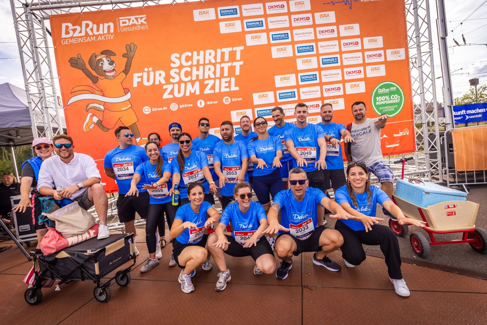 Erste Bilder vom B2Run Dillingen/Saar 2023 #gemeinsamaktiv