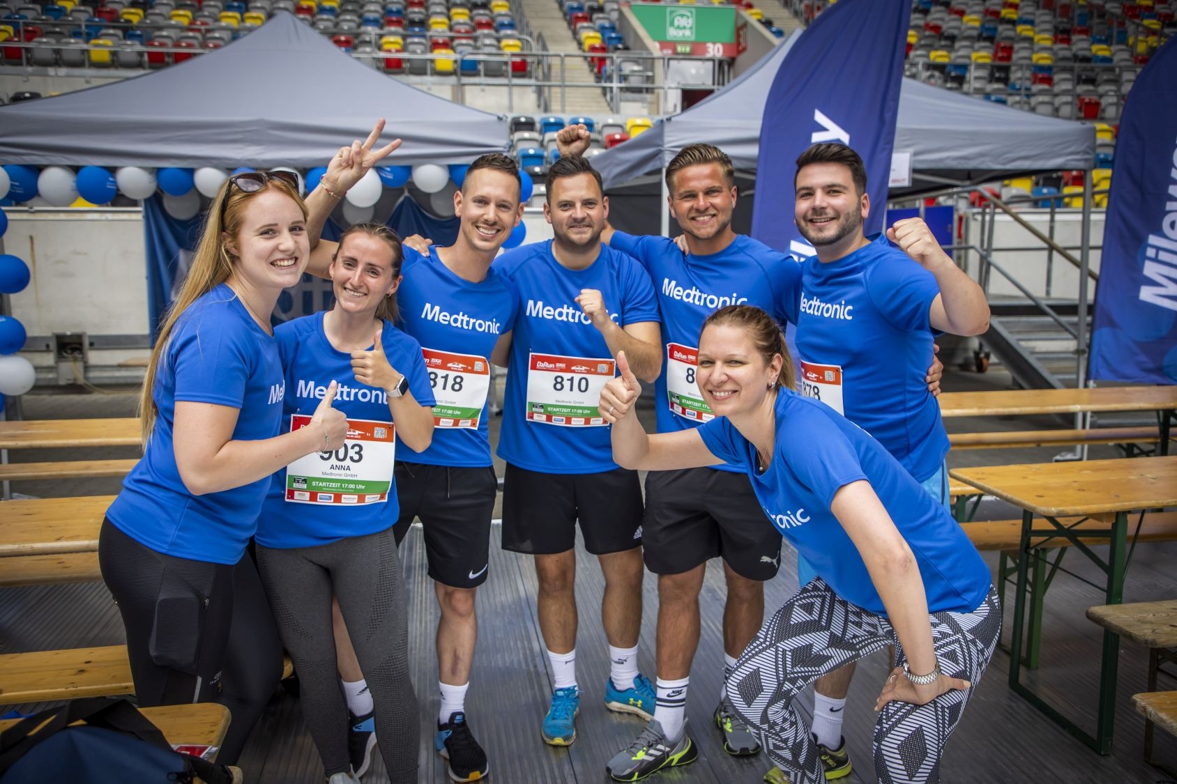 Erste Bilder und Impressionen vom B2Run Düsseldorf 2022 #gemeinsamaktiv