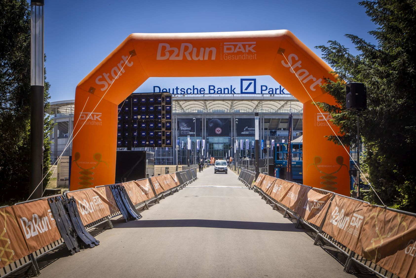 Erste Bilder vom B2Run Frankfurt 2022 #gemeinsamaktiv