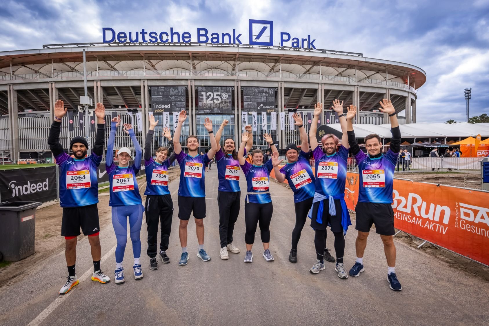 Erste Bilder vom B2Run Frankfurt 2024 #gemeinsamaktiv