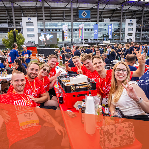 Village beim B2Run Hamburg