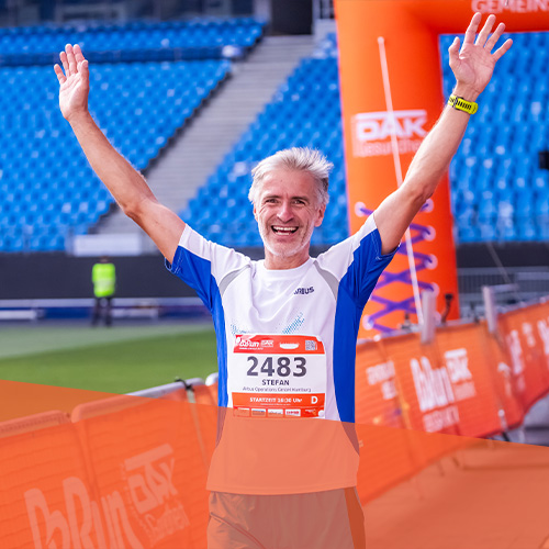 Ziel beim B2Run Hamburg