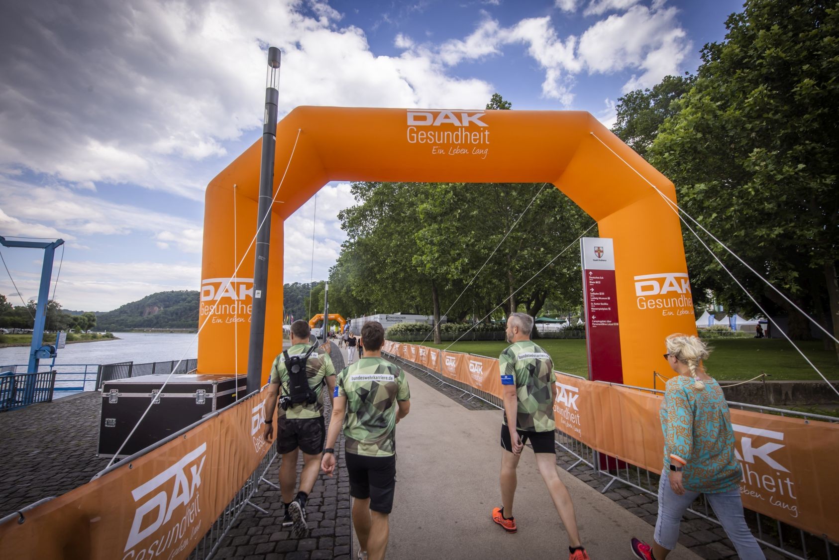 Erste Bilder vom B2Run Koblenz 2022 #gemeinsamaktiv