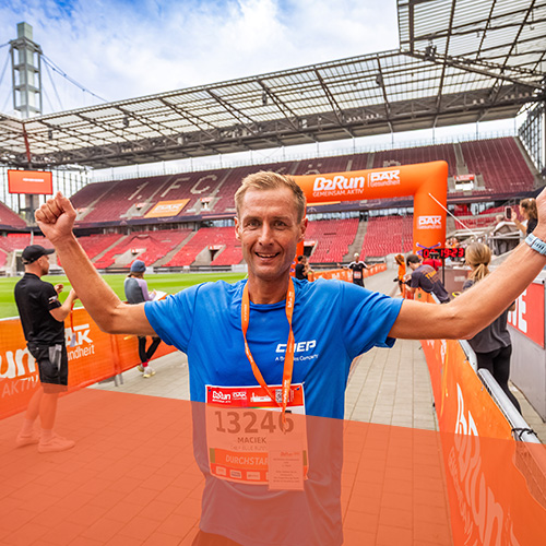 Ziel B2Run Köln 2025