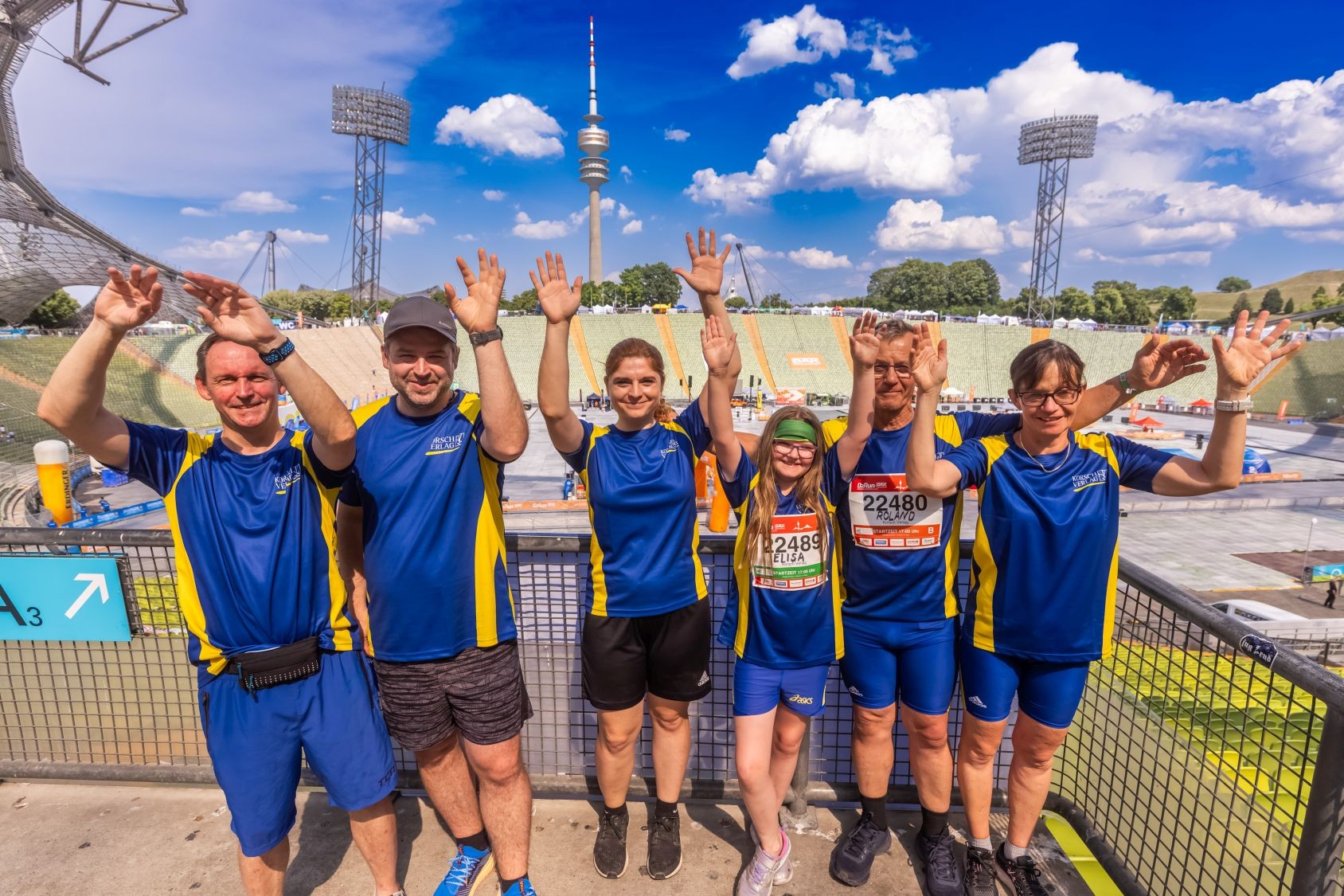 Erste Bilder und Impressionen vom B2Run München 2023 im Olmypiapark #gemeinsamaktiv