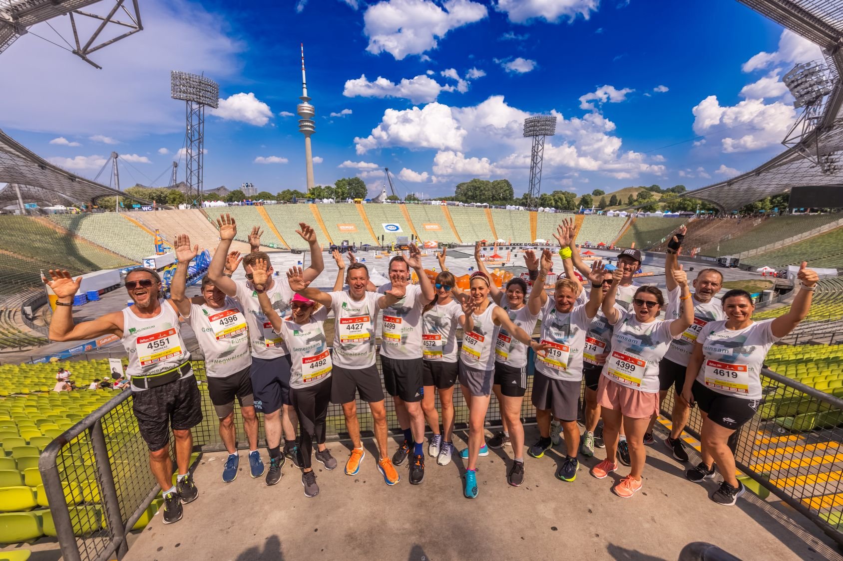 Erste Bilder und Impressionen vom B2Run München 2023 im Olmypiapark #gemeinsamaktiv