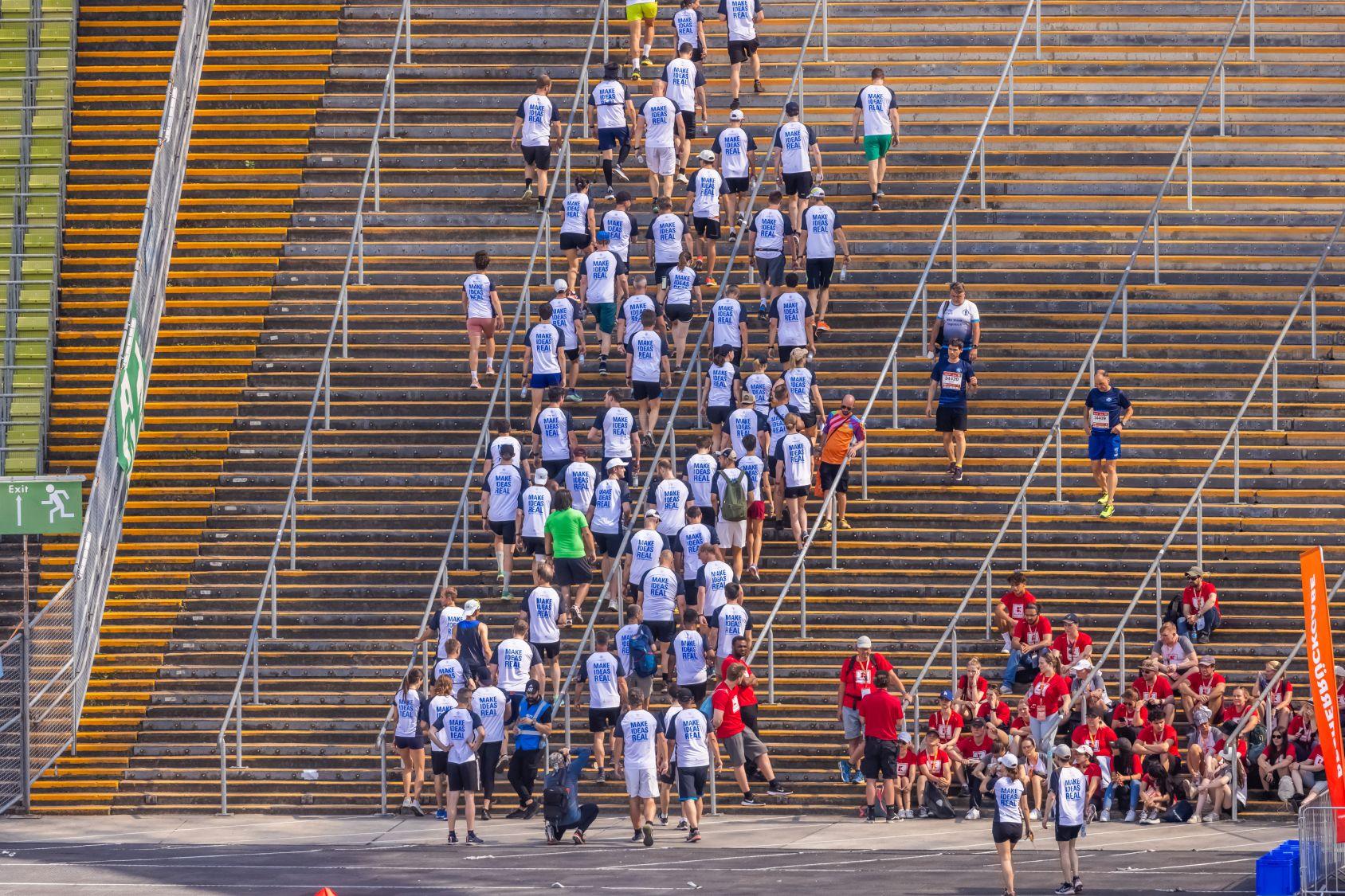 Erste Bilder und Impressionen vom B2Run München 2023 im Olmypiapark #gemeinsamaktiv