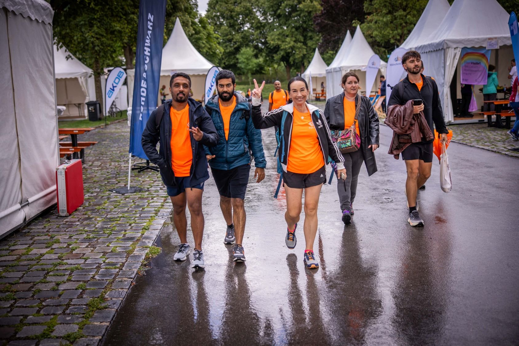 Die ersten Bilder vom B2Run München 2025 am Olympiastadion. #gemeinsamaktiv
