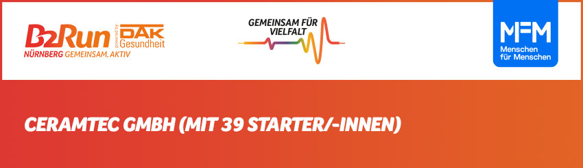 Das größte Charity Team beim B2Run Nürnberg