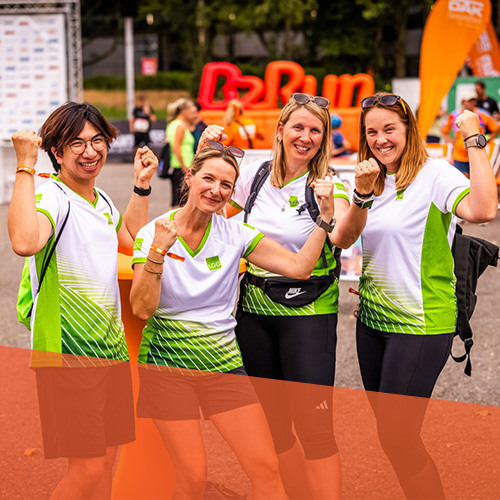 Bilder aus dem Village beim B2Run Stuttgart