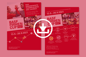 BASF FIRMENCUP VIRTUAL individualisierbares Plakat